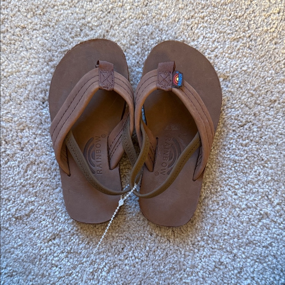 Rainbow Tan Sandals
